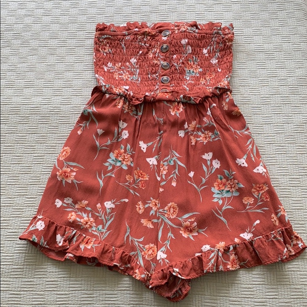American Eagle tube top Romper